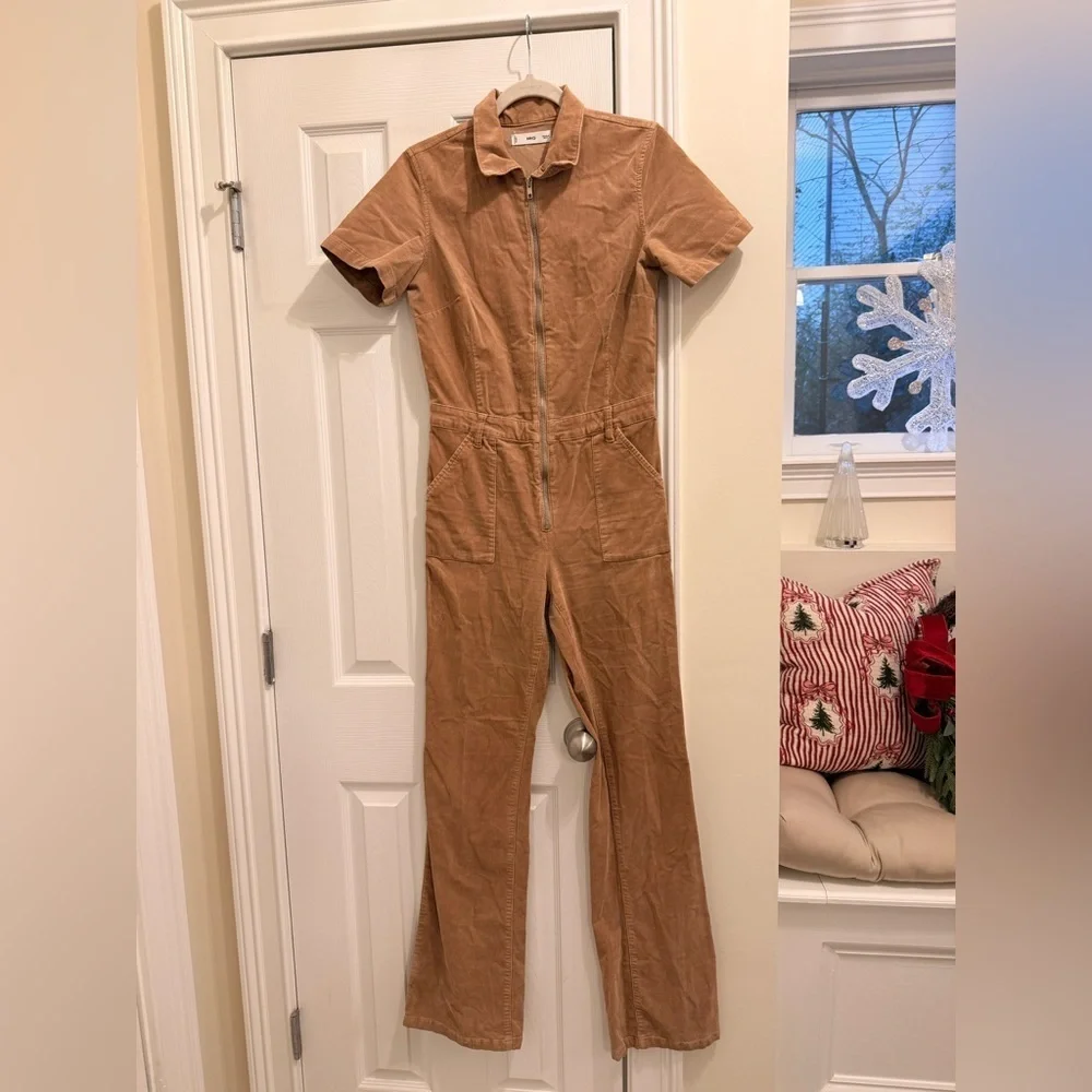 Mango CORDUROY JUMPSUIT WITH ZIP M